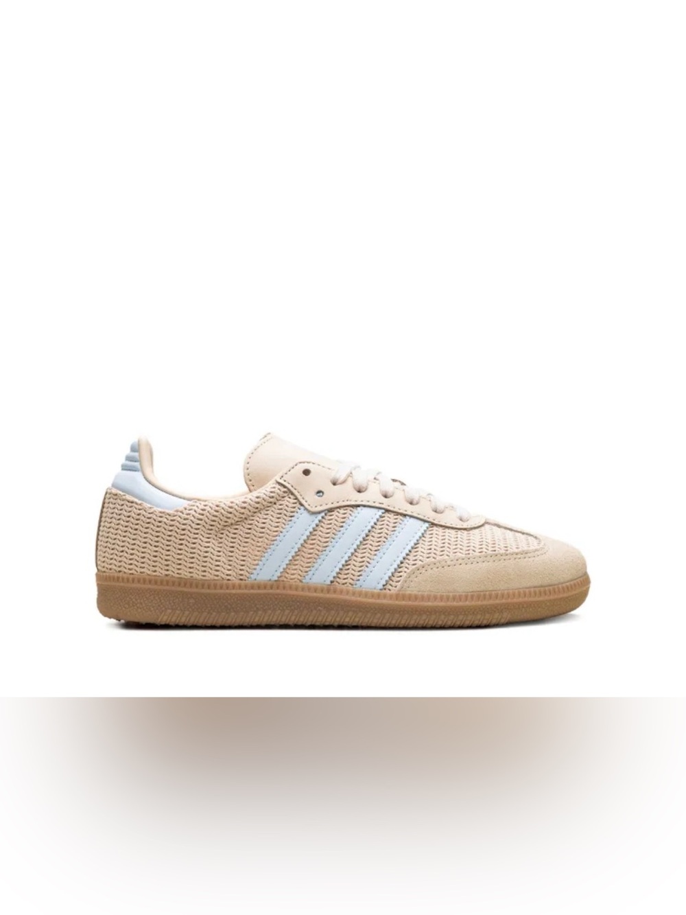 adidas Samba OG "Core Black/Sand Strata/Sky Tint" sneakers